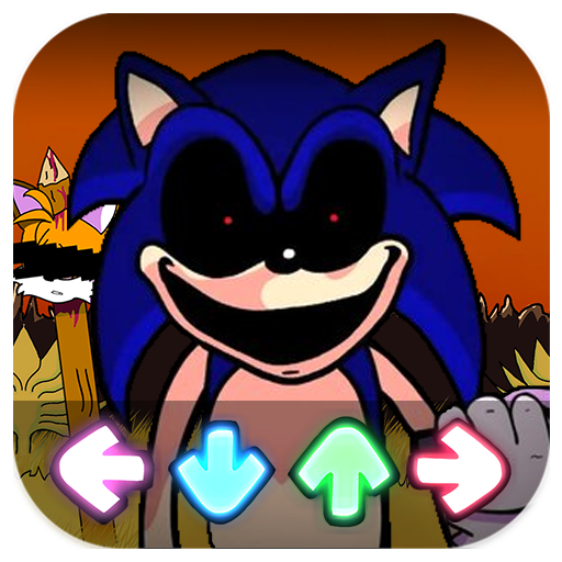 Scary Sonik.EXE FNF Mod logo