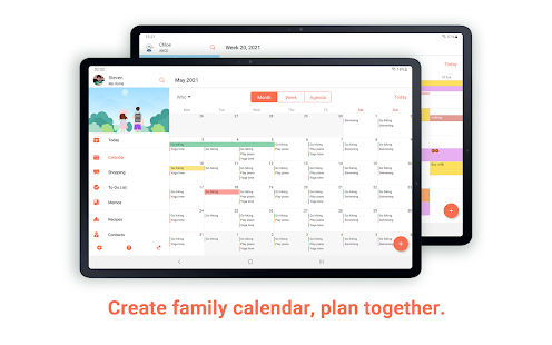 Family Shared Calendar: FamCal Screenshot