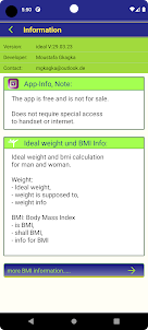 Ideal kilo BMI