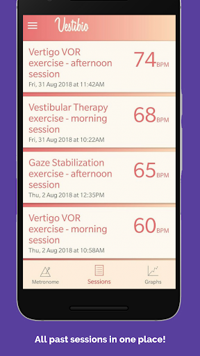 Vestibio - Metronome App for V Screen 3