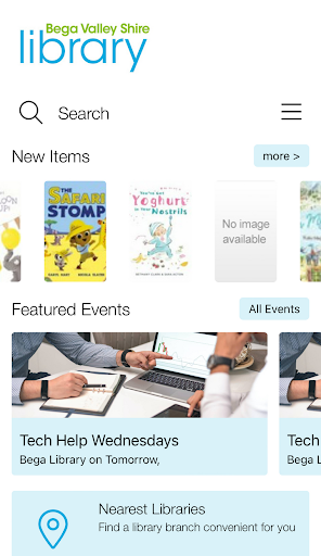 Android application Bega Valley Shire Library screenshort