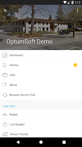 Android application UbiCool screenshort