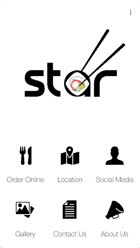 Android application Star Sushi & Cuisine screenshort