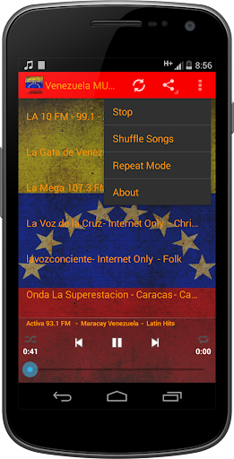 Venezuela MUSIC Radio Screen 2