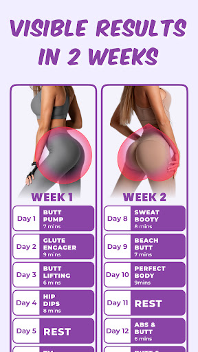 Butt Workout & Fitness Coach Screenshot 2 - AppWisp.com
