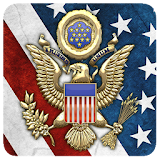 3D USA Coat of Arms & Flag LWP icon
