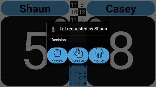 Screenshot of Squore Squash Ref Tool