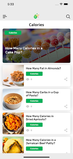 Android application Supernutritious screenshort