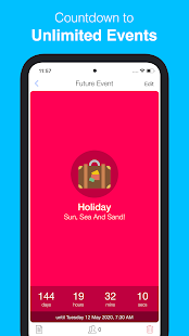Event Countdown - Calendar App Screenshot