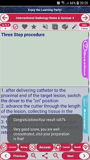 Android application Interventional Radiology:N & Q screenshort