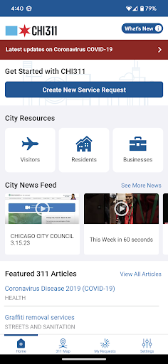 Android application CHI311 screenshort