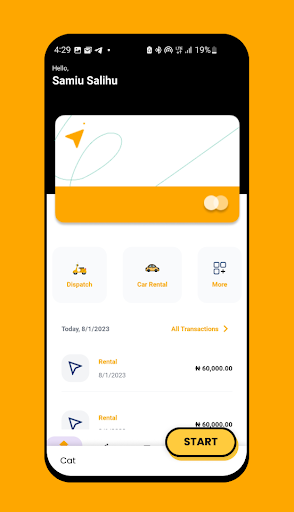 Android application Pickall-Ng Driver screenshort