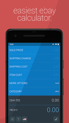 Android application Final Fee Calculator screenshort