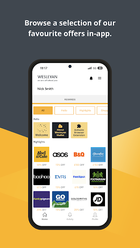 Wesleyan Wallet Screen 3