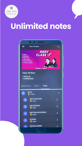 Android application Learning Junction screenshort