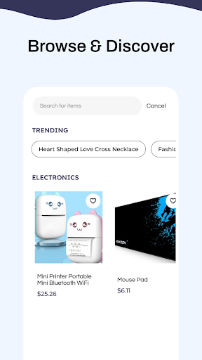 Shop as you like Screen 2