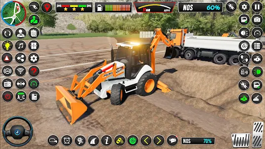 Jcb Excavator Game 3D