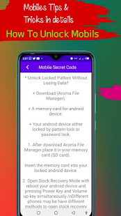 Mobile Secret Code & Android Tips Tricks 2021 18.18 APK screenshots 21