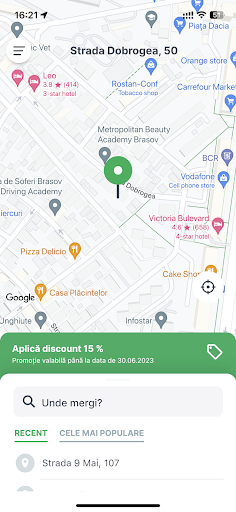 Android application Iasi TAXI screenshort
