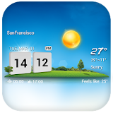 3D Clock & Weather Widget Free icon