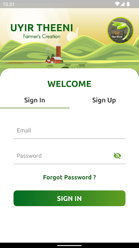 Android application Uyirtheeni screenshort