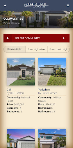 Lee BIA Parade of Homes Screen 3
