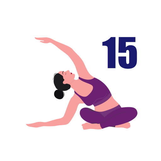 Stretch15: Beginner Stretching logo