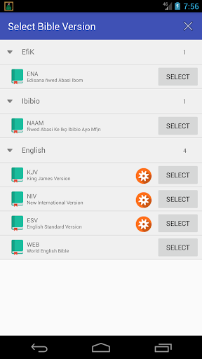 English Arabic Efik Bible Screenshot 3 - AppWisp.com