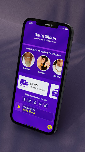 Android application Bella Bijoux screenshort