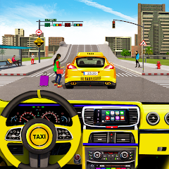 UK Taxi Car Driving Simulator MOD