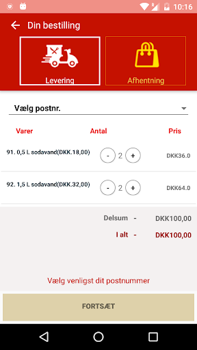 Mangleren Pizzeria Screen 2