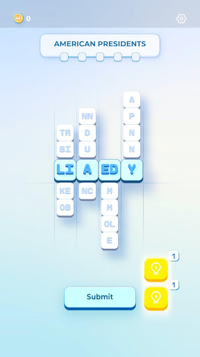 Android application WordStripes screenshort