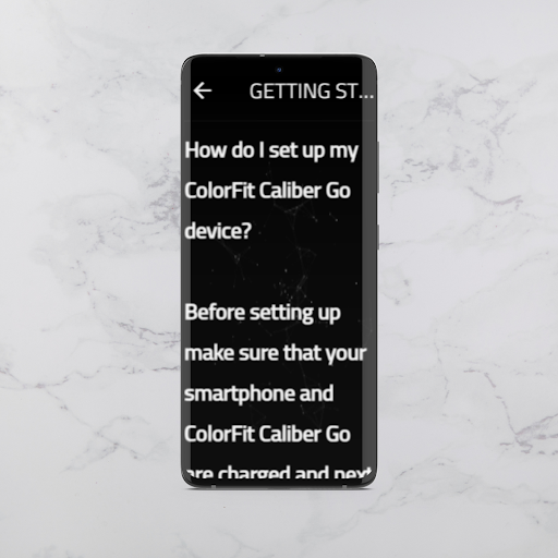 colorfit caliber go guide