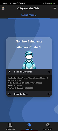 Colegio Andes Chile App Screen 2