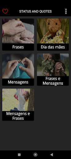 Android application Frases para o Dia Das Mães screenshort