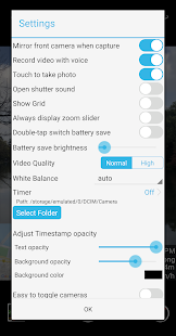 Timestamp Camera Capture d'écran