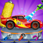 Cover Image of Скачать Crazy Car Wash Games for Kids  APK