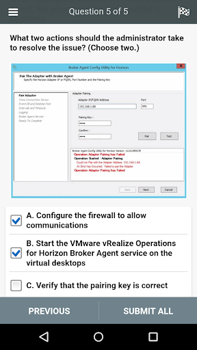 2V0-51.19 All-in-One Exam Screen 3
