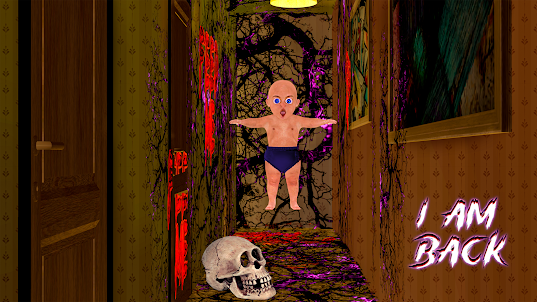 Scary Baby Blue Terrible Game
