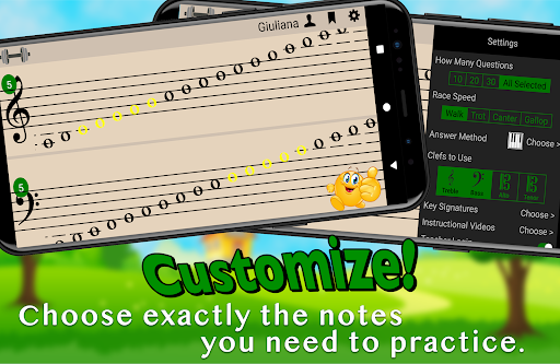 Flashnote Derby- music notes! screenshot 2