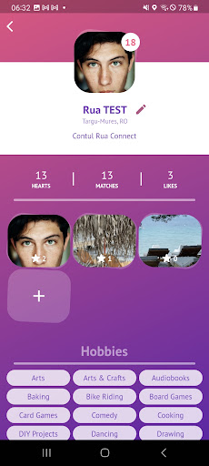 Android application RUAConnect screenshort