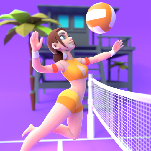 Beach Volleyball Game  Icon
