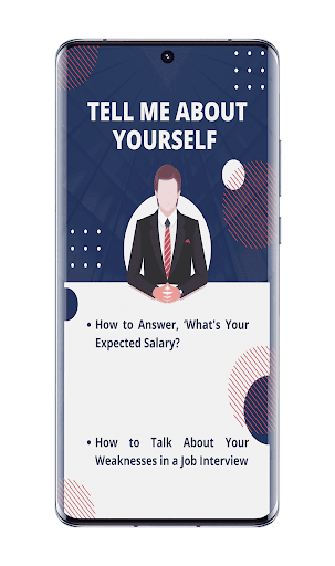 Tell me about yourself Screen 2