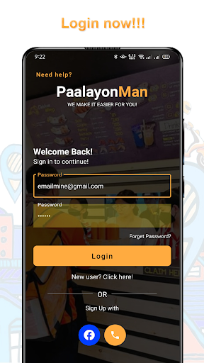 Android application PM Admin screenshort