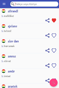 Kürtçe Türkçe Sözlük