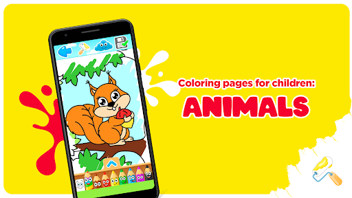 Animal coloring pages screenshots 1