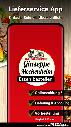 Android application Da Giuseppe Meckenheim screenshort