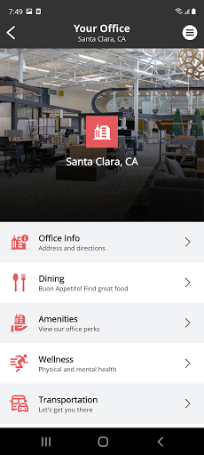 Our Workplace App Screen 3