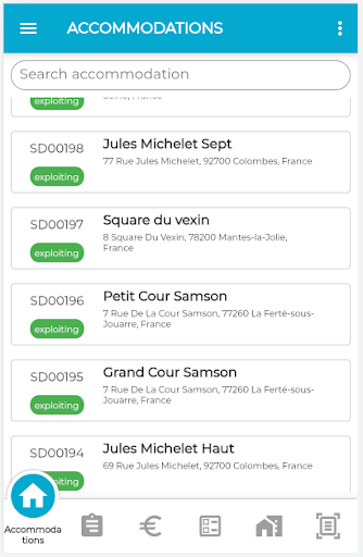 Android application Season screenshort