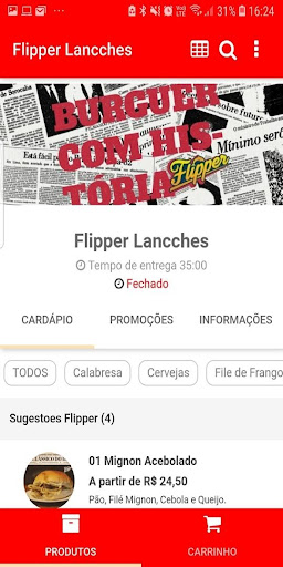 Delivery Flipper Screen 3